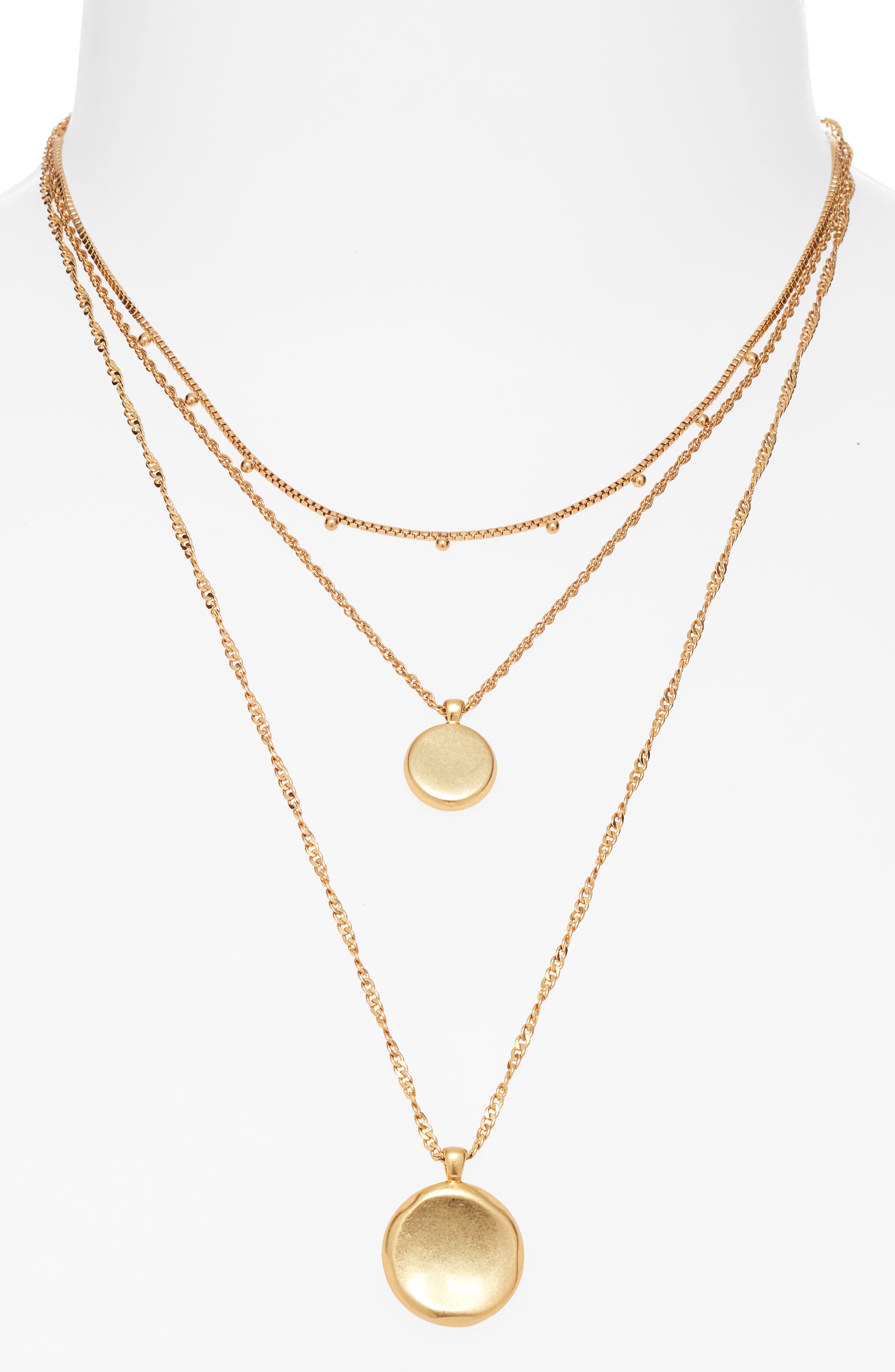 Madewell Coin Layered Necklace | Nordstrom