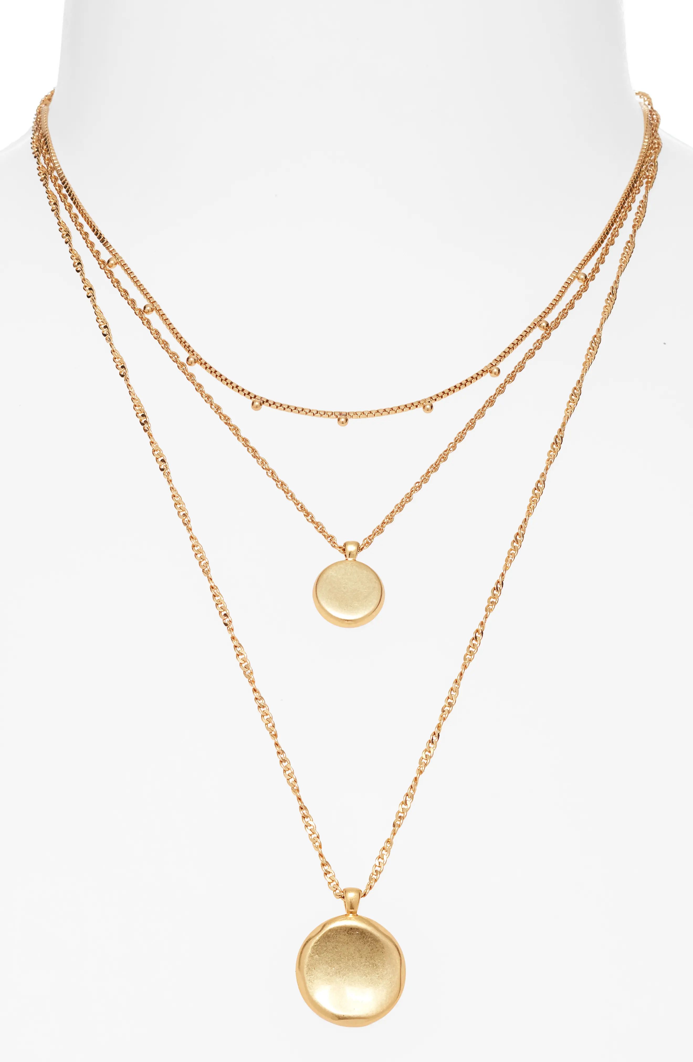 Coin Layered Necklace | Nordstrom