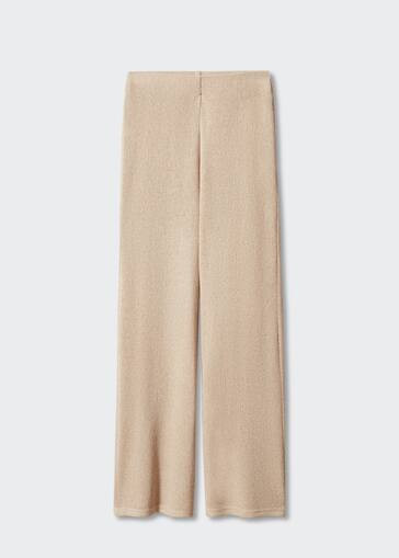 Flared knitted pants | MANGO (US)