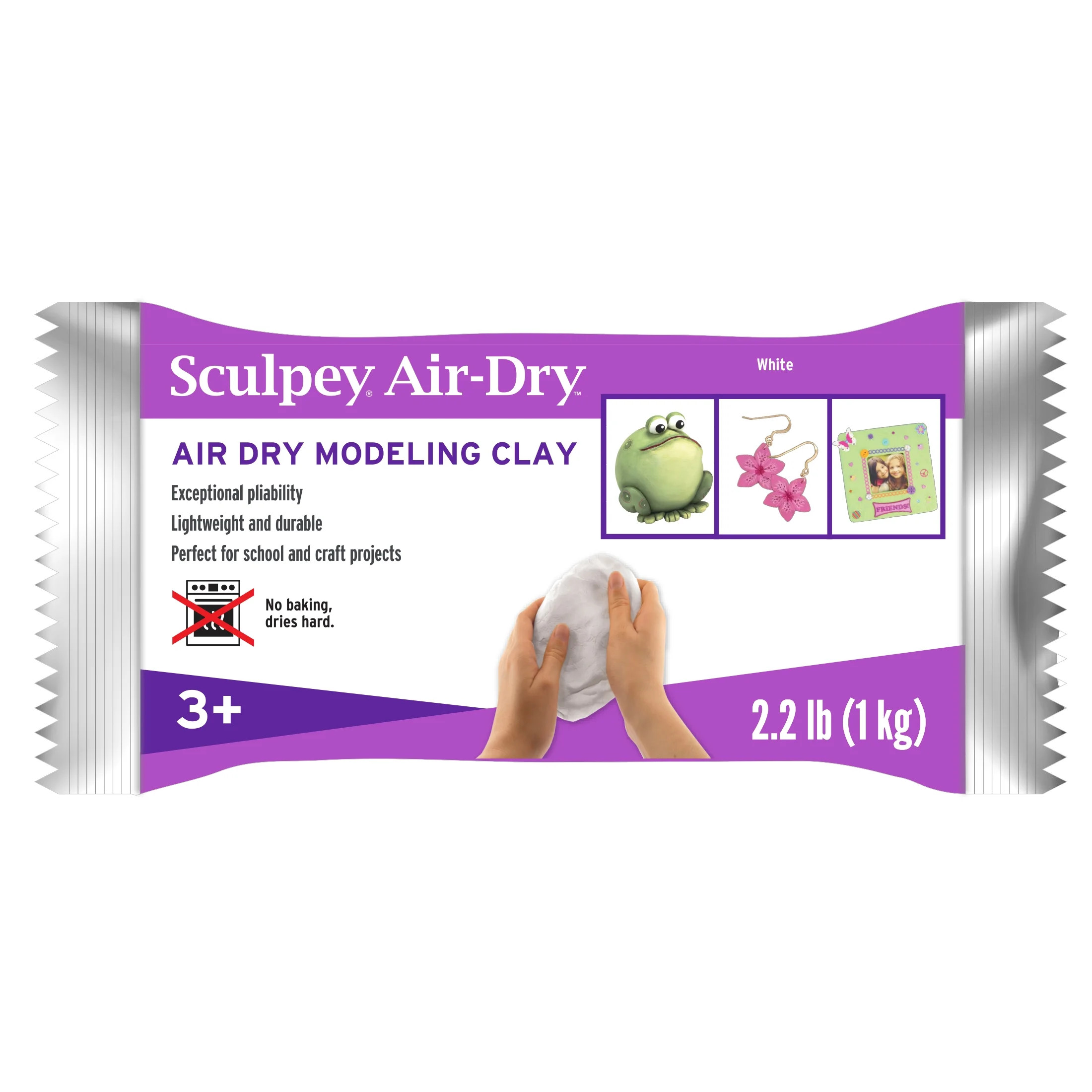 Sculpey Air Dry Modeling Clay 2.2 lbs White | Walmart (US)