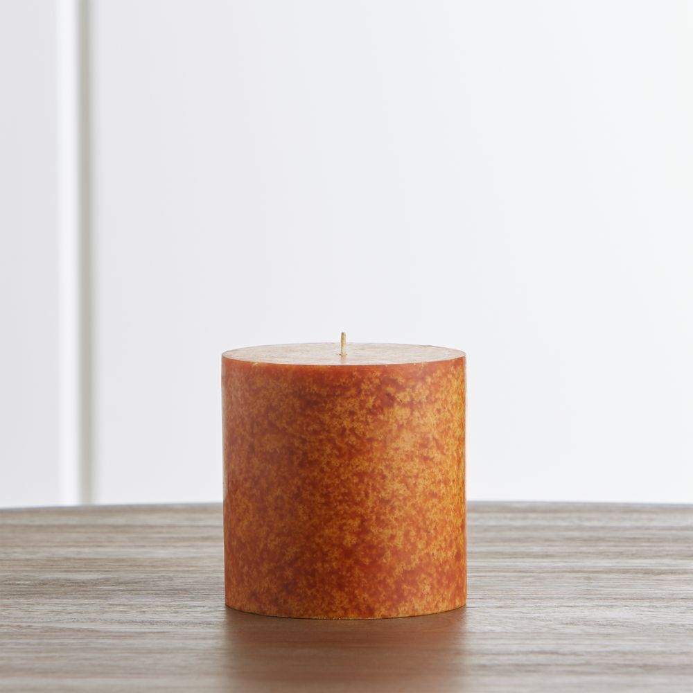 Pumpkin Spice Scented Candle 4x4 | Crate & Barrel