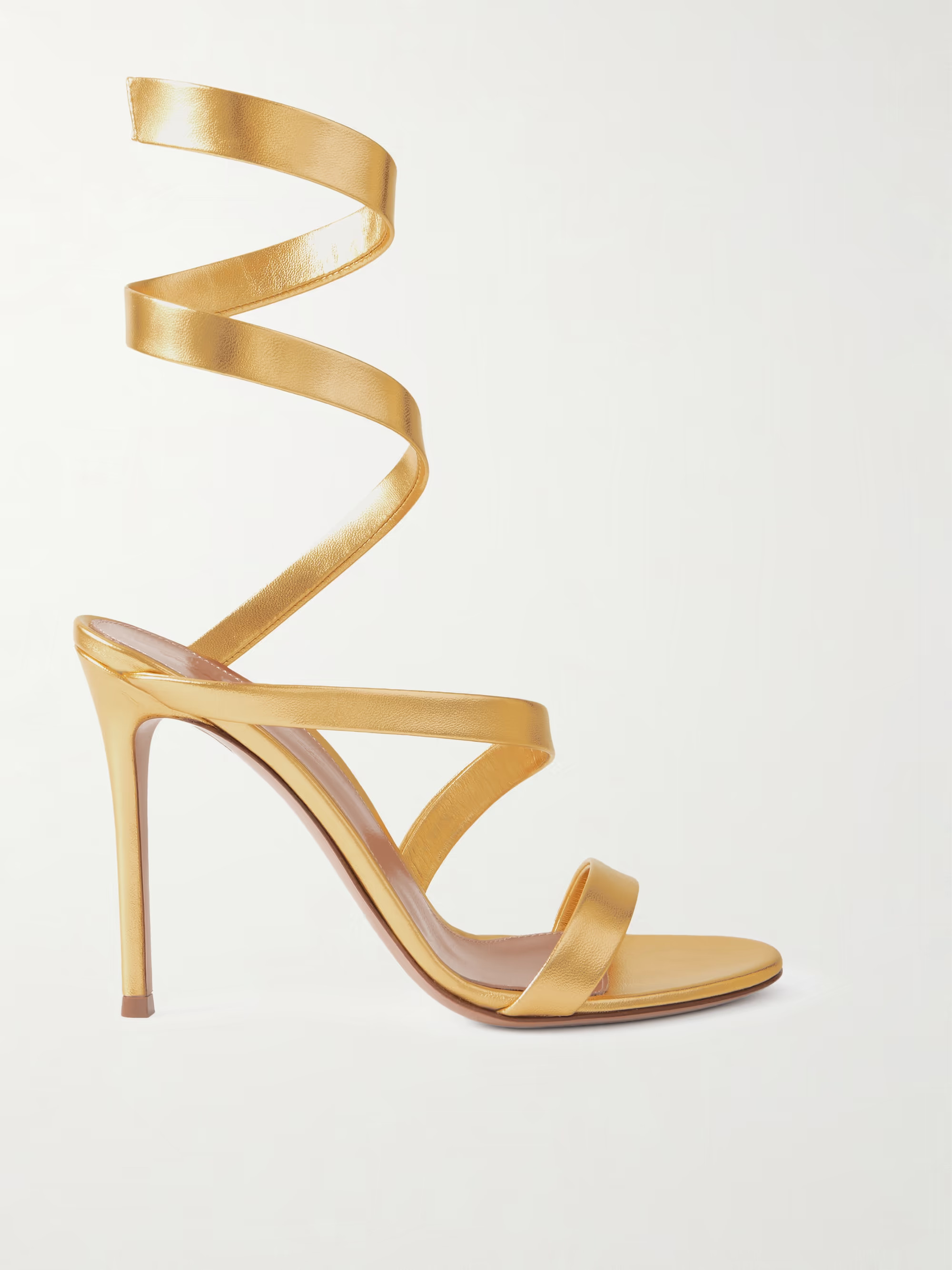 Opera metallic leather sandals | NET-A-PORTER (UK & EU)