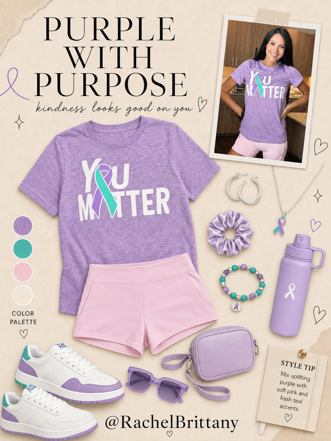 Loving this purple and pink combo for a casual yet stylish look. Perfect for a day out! #CasualChic
 

 #LTKvlog #LTKU #LTKSaleAlert