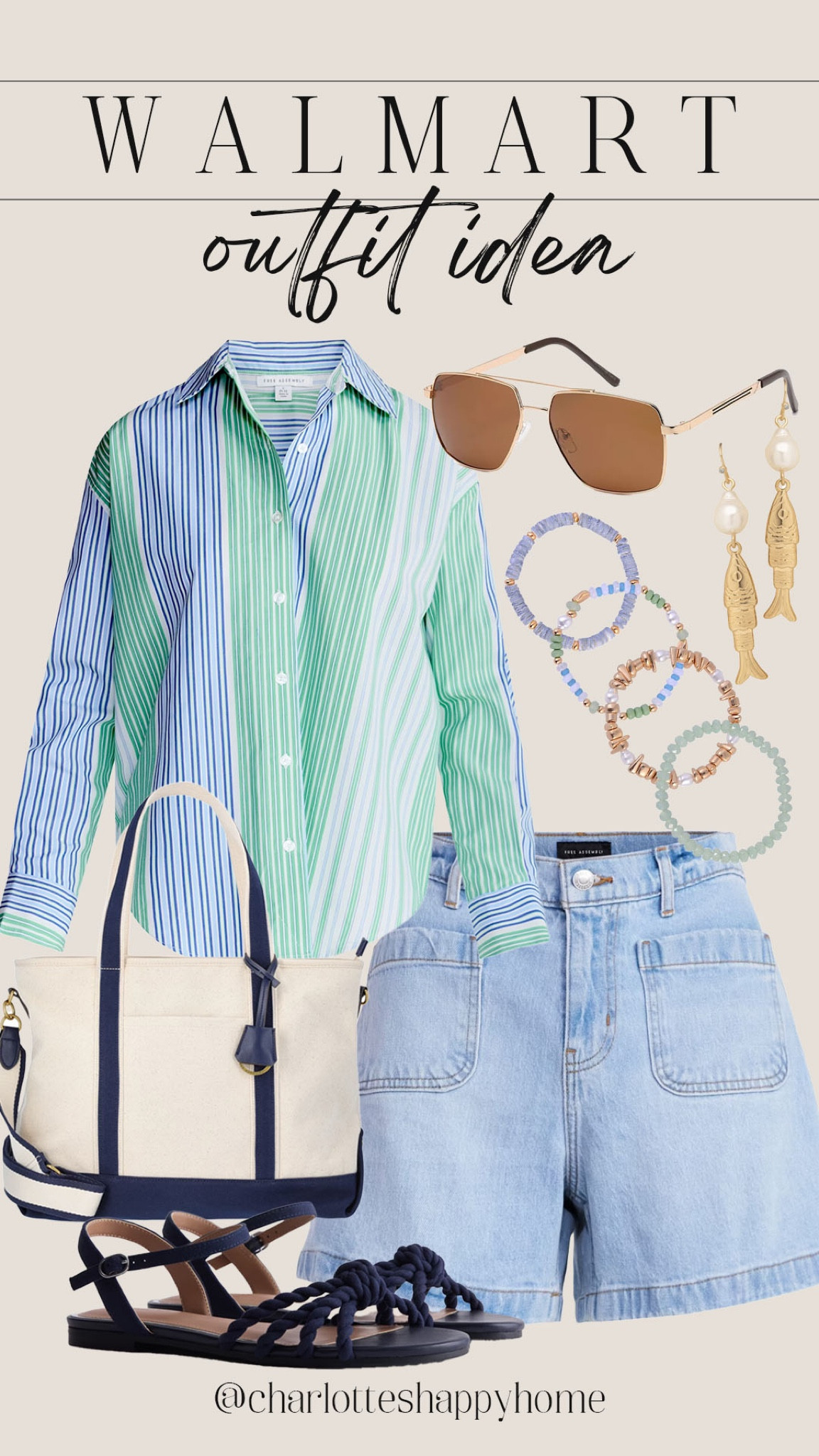 Chic summer outfit from Walmart!

#walmartfinds

Walmart finds. Walmart fashion. Walmart new arrivals. Walmart denim shorts. Walmart summer button down shirt. Elevated casual summer outfit idea  

#LTKootd #LTKSeasonal #LTKgrwm