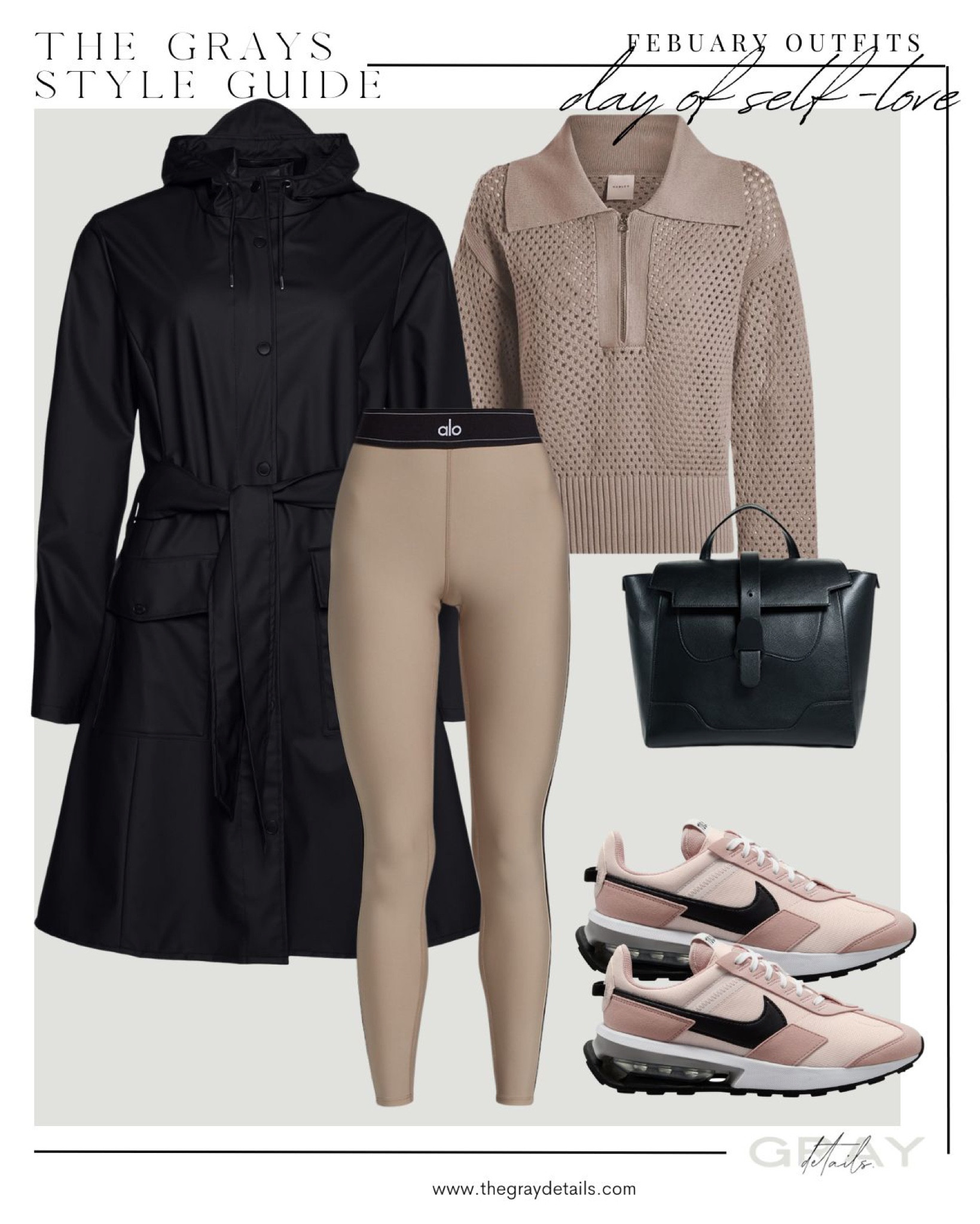 Activewear set, rain jacket, leggings. Lightweight Varley sweater, Nike sneakers 

#LTKtravel #LTKfit #LTKFind