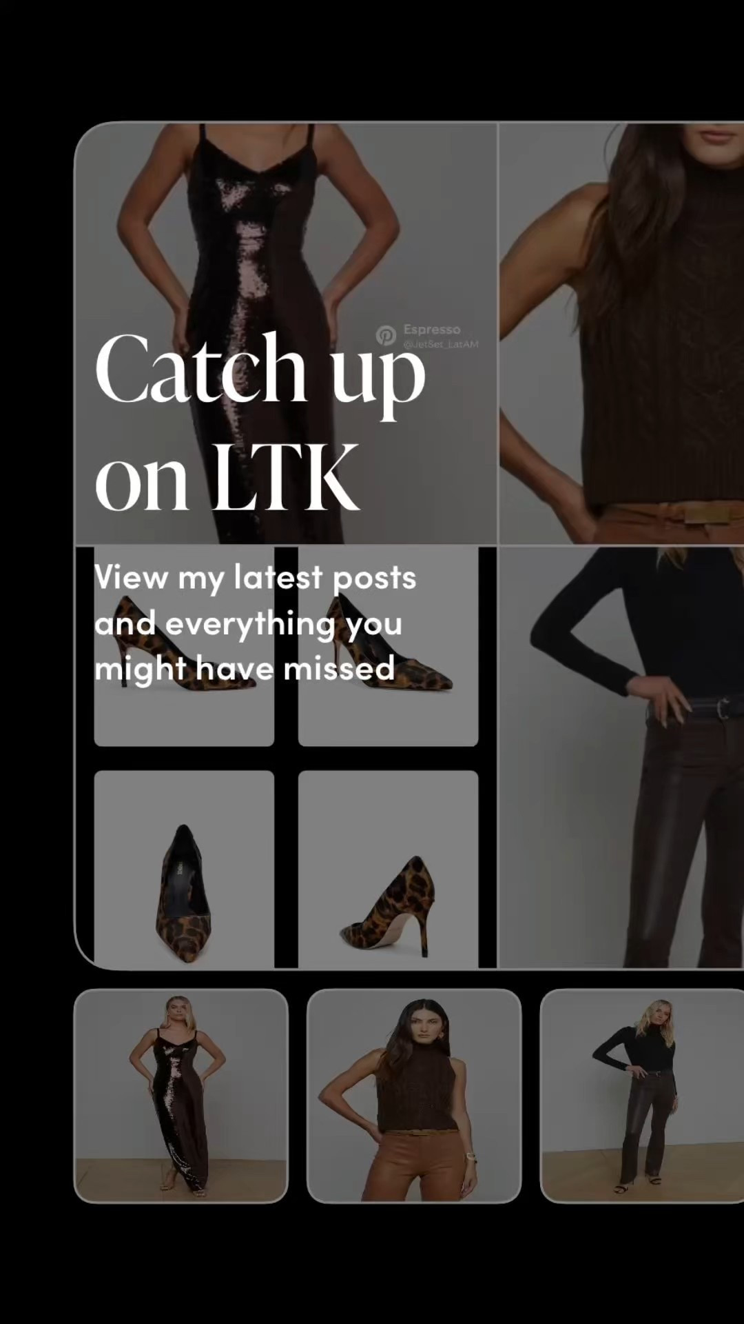 Catch up on my latest LTK posts — espresso knits, chocolate sequins, and sleek winter edits.

Catch up on everything new on LTK.
From rich espresso knits to chocolate sequins and sleek coated denim, here are the elevated pieces everyone is saving right now. View my latest posts and shop anything you may have missed — all in one place.


#LTKHoliday #LTKBeauty #LTKGiftGuide