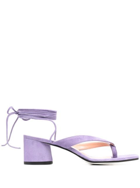 Pollini Ankle lace-up Sandals - Farfetch | Farfetch (RoW)