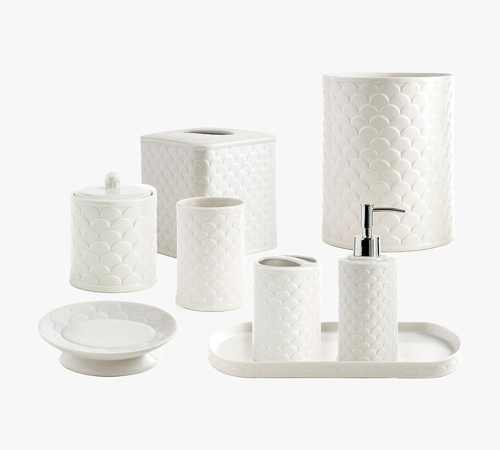 Jolie Porcelain Bathroom Accessories | Pottery Barn (US)