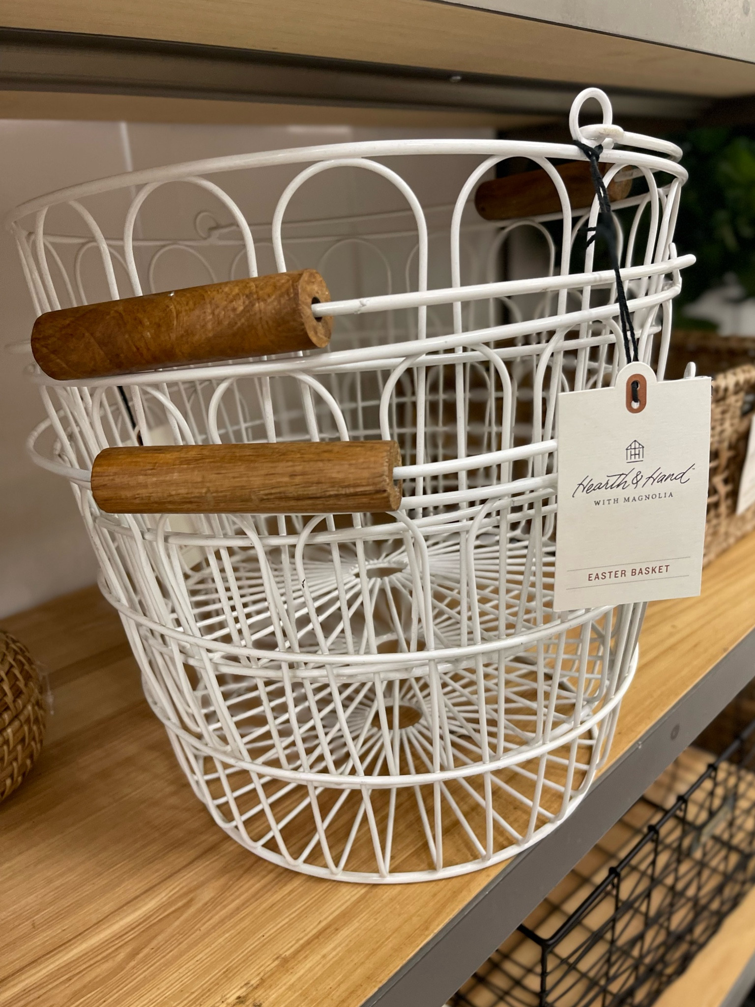 Cute Hearth & Hand Easter Basket for only $15! 

Wire Easter Basket, easter basket, kids, Easter, modern, easter basket, target, Hearth and hand with magnolia

#LTKSeasonal #LTKkids #LTKfamily