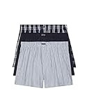 Calvin Klein Men's Underwear Cotton Classics 3-Pack Woven Boxer | Amazon (US)