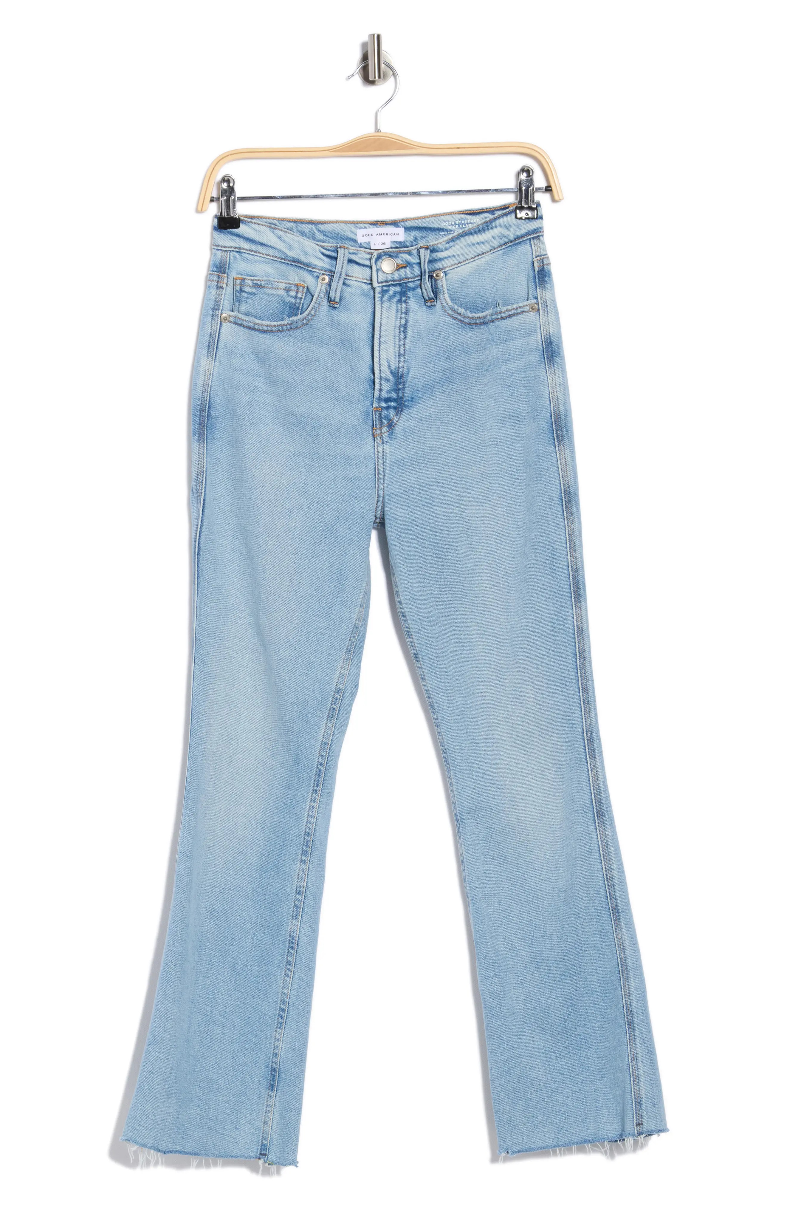 Good American Good Kick Flare Jeans in Indigo954 at Nordstrom Rack, Size 15 | Nordstrom Rack