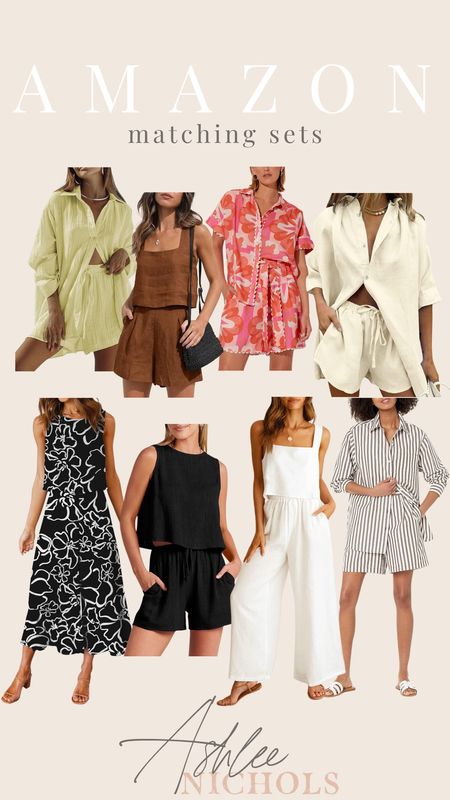 Amazon matching sets!! Loving these sets from Amazon - they’re all so perfect for a vacation! They comes in many colors too!!

Amazon, matching sets, amazon fashion, amazon vacation style, amazon two piece sets

#LTKfindsunder100 #LTKstyletip #LTKfindsunder50