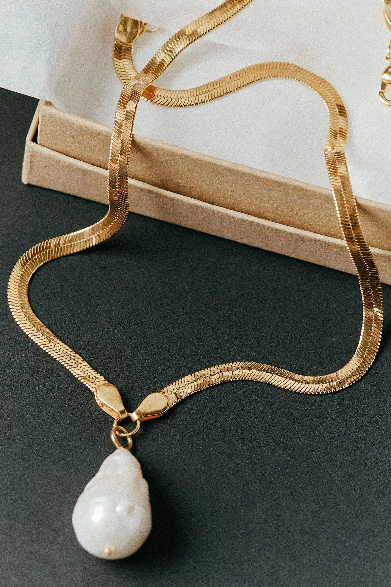 Shyla Serpentine Pearl Pendant Necklace | Anthropologie (US)