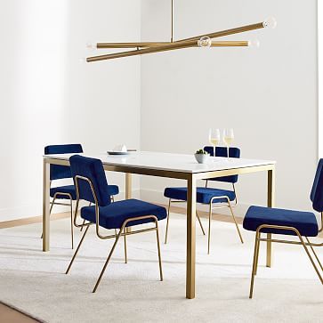 Frame Dining Table & Wire Frame Dining Chair Set | West Elm (US)