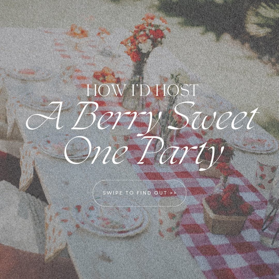 This is such a sweet theme for a first birthday party. One of the highlights of this theme is the opportunity to incorporate food and floral elements into your tablescape. Imagine a  spread adorned with fresh berries, floral arrangements in shades of pink, red, and white, and  even some berry-themed desserts. By combining these elements, you can create a visually appealing and cohesive look that will impress the both kids and adults. 

#LTKkids #LTKhome #LTKparties