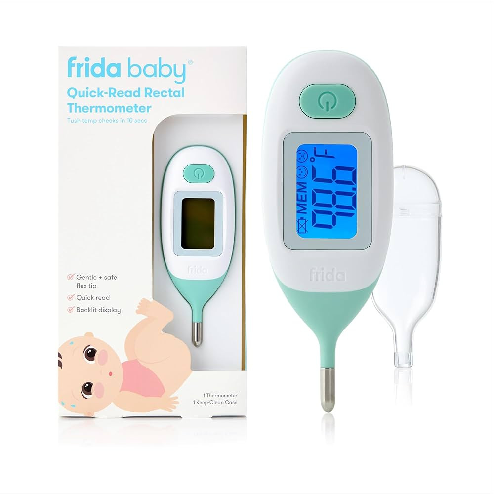 Frida Baby Rectal Thermometer for Baby Digital Fever Thermometer for Babies, Newborns & Infants | Amazon (US)