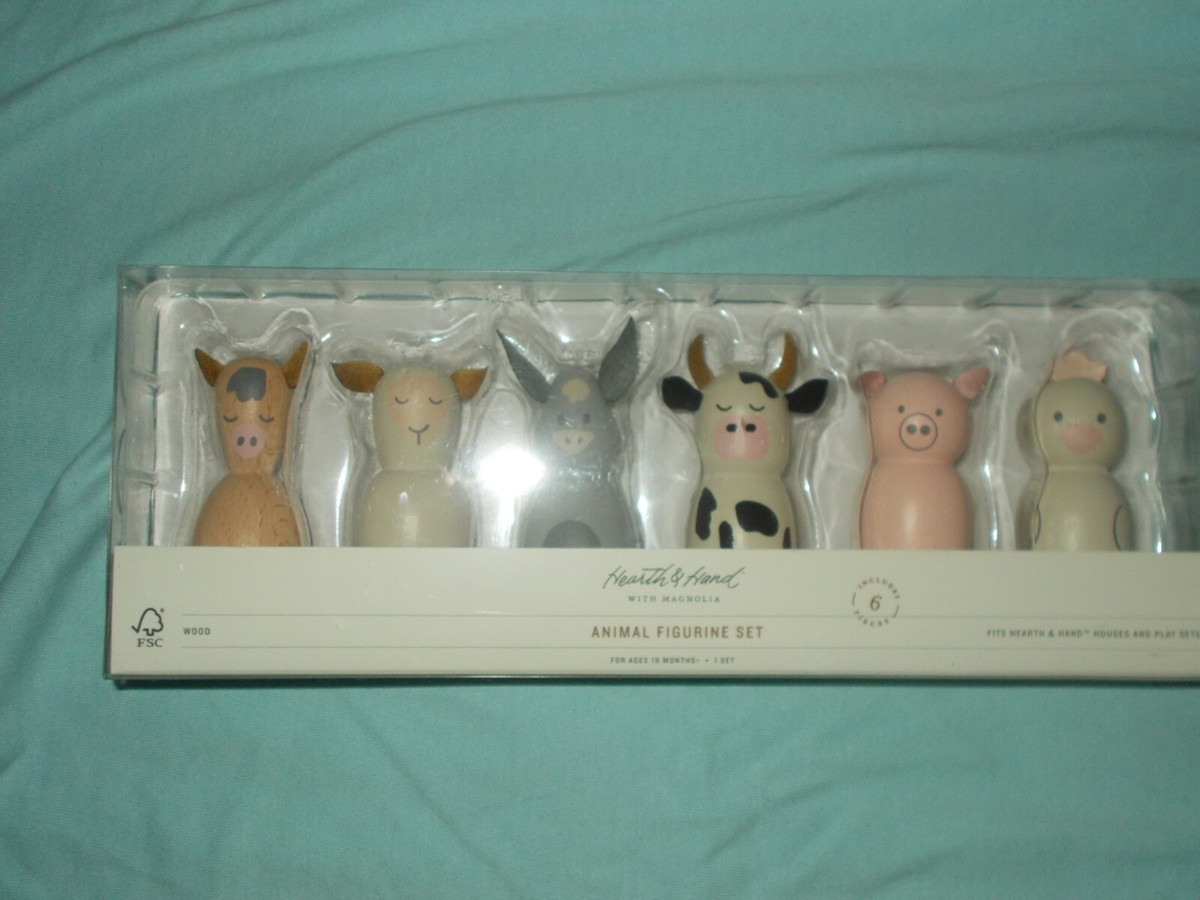 Hearth and Hand with Magnolia Toy Farm Animal Figurine Set New in Box | eBay | eBay US