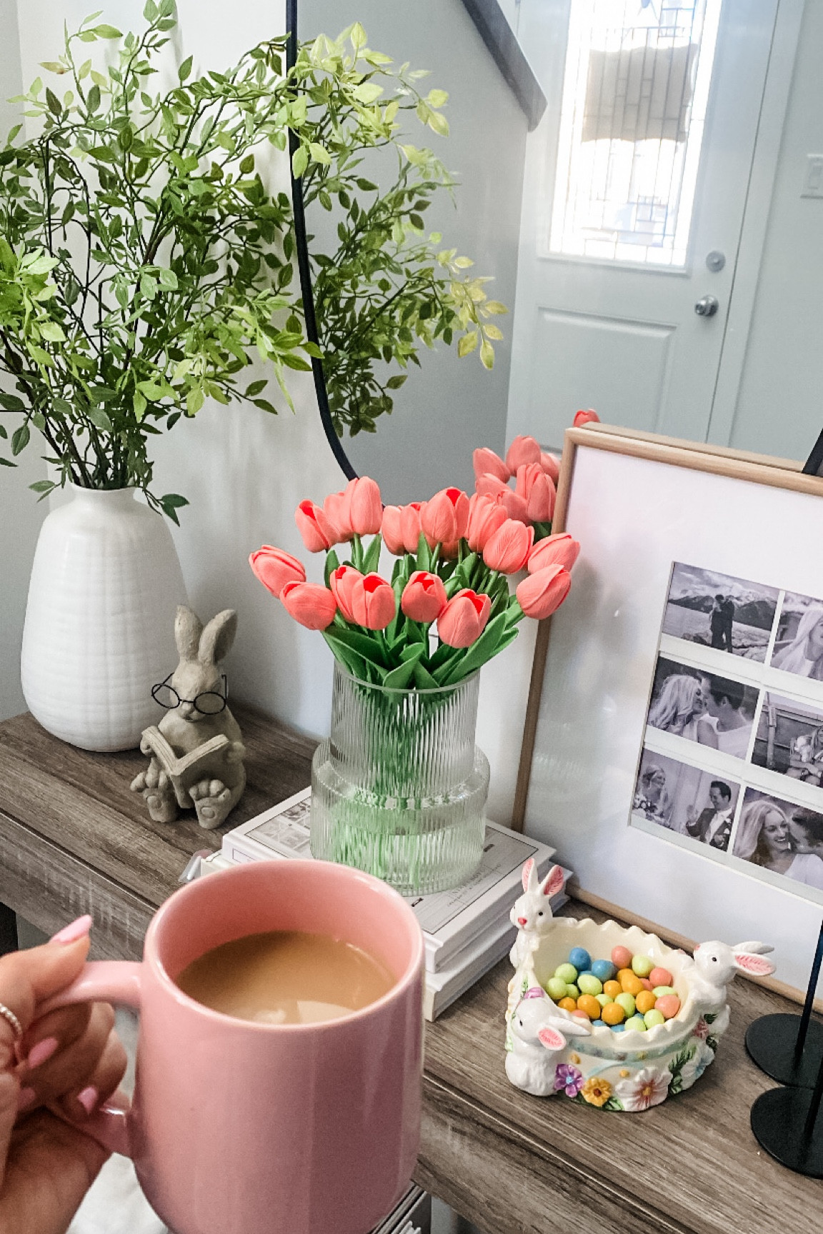Patiently waiting for S P R I N G 🌷🫧✨🫶🏼
•
•
•
Spring home decor, Easter home decor, simple spring home decor ideas, home decor aesthetics, that girl aesthetics 
#springhomedecor #easterhomedecor #homedecoraesthetics #thatgirlaesthetics #cleangiaesthetics #simplespringhomedecorideas

#LTKSeasonal #LTKhome #LTKstyletip