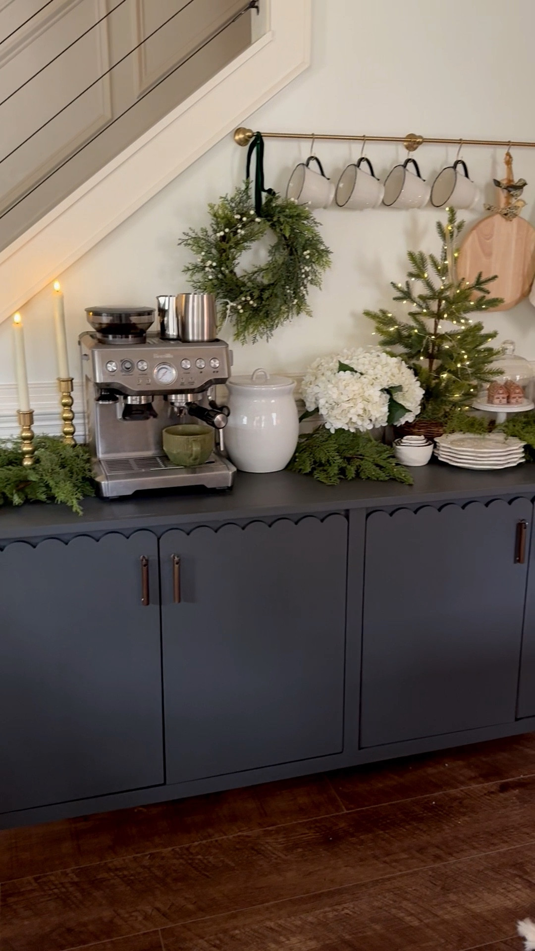 Although I do love the addition of the red in our living room I also always love just a simple green and white Christmas color scheme too…think I may add some red in here too, but not sure...

#LTKHoliday #LTKHome #LTKSeasonal