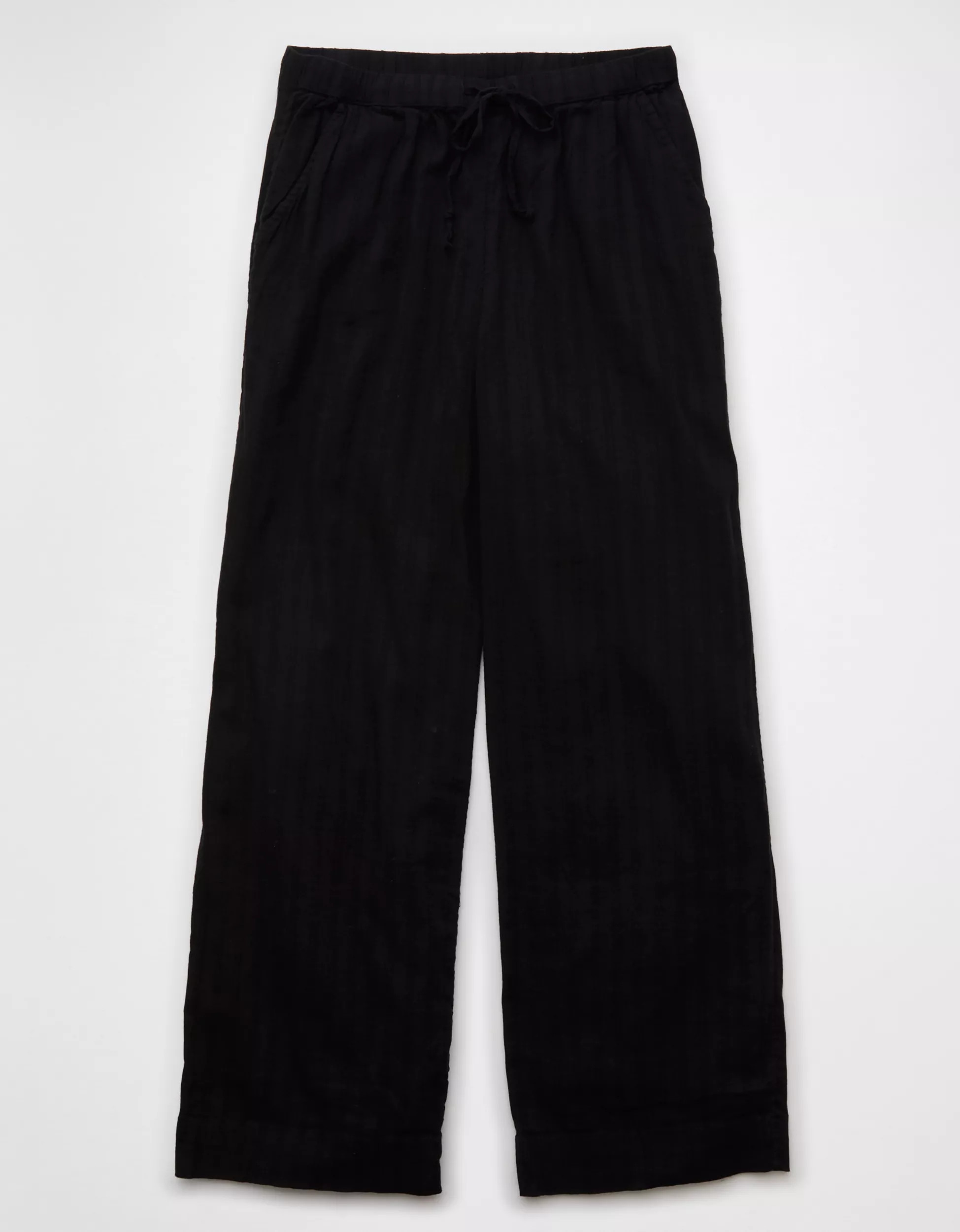 AE High-Waisted Wide-Leg Textured Pant | American Eagle Outfitters (US & CA)