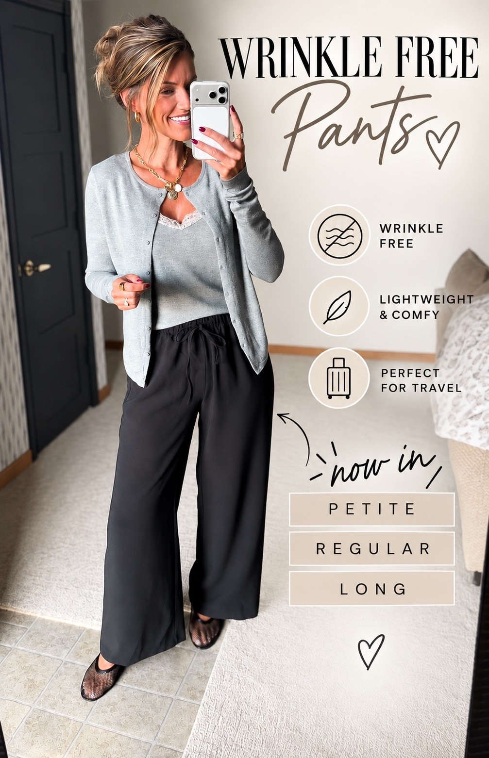 Aritzia look for less pants from Amazon now available in length options. 
Cardigan set/ small
Pants/ medium regular length

#LTKOver40 #LTKSeasonal #LTKSaleAlert