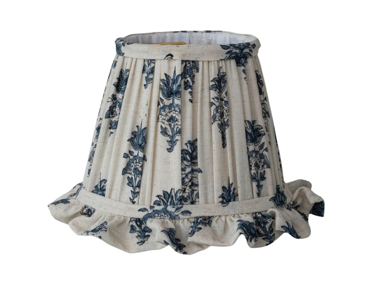 The Cecily Ruffled Floral Shades | Cottage and Key