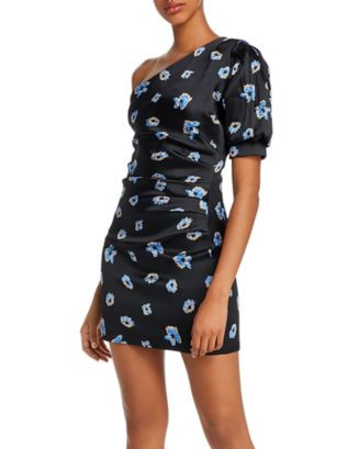 Daisy Jacquard One-Shoulder Mini Dress | Bloomingdale's (US)