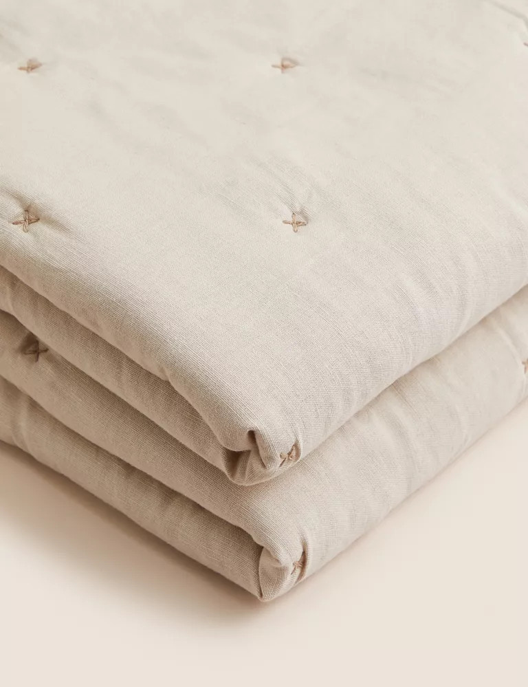 Cotton with Linen Bedspread | Marks & Spencer (UK)
