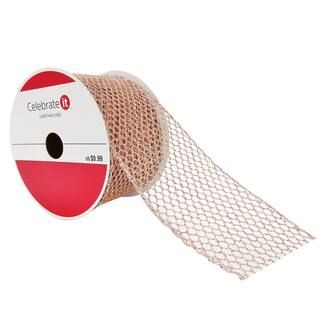 2.5" Glitter Mesh Wired Ribbon by Celebrate It™ Christmas | Michaels Stores
