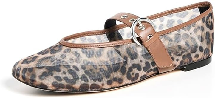 Mesh Ballet Flats for Women Buckle Flat Shoes Comfortable Strap Ballerina Flats Summer Mesh Mary ... | Amazon (US)