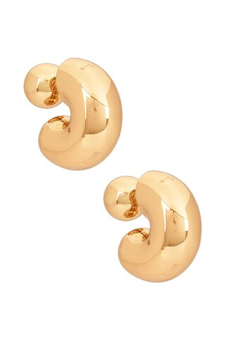 Jenny Bird Tome Medium Hoop Earrings in Gold from Revolve.com | Revolve Clothing (Global)