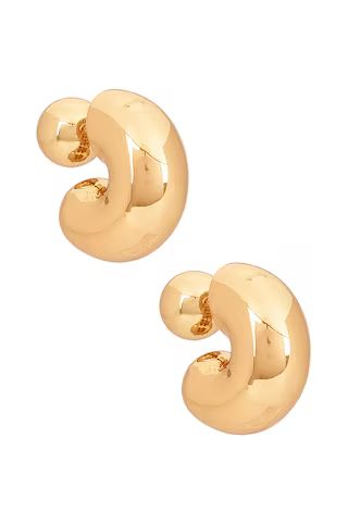 Jenny Bird Tome Medium Hoop Earrings in Gold from Revolve.com | Revolve Clothing (Global)