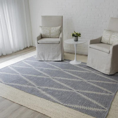 River Geometric Handmade Flatweave Area Rug | Wayfair North America