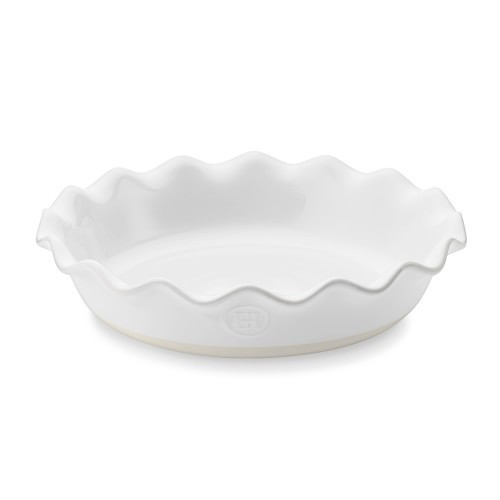 Emile Henry French Ceramic Ruffled Pie Dish, White | Williams-Sonoma