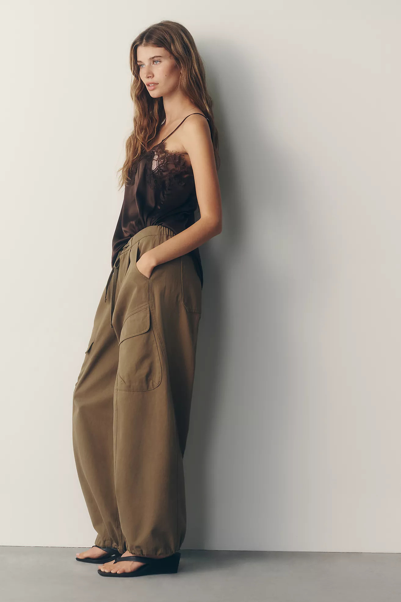 Whiteroom + Cactus Cotton Utility Pants | Anthropologie (US)