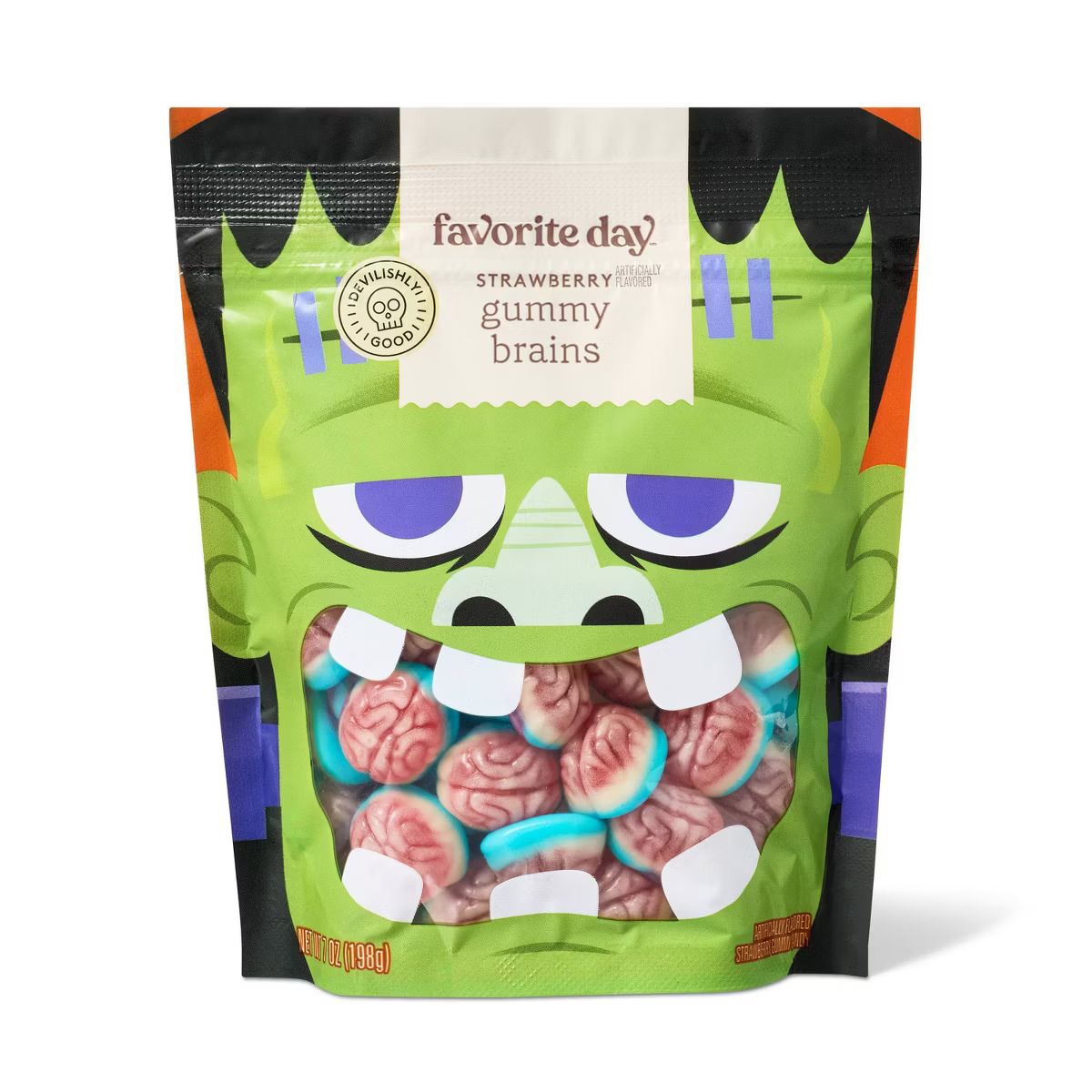 Halloween Strawberry Flavored Gummy Brains - 7oz - Favorite Day™ | Target