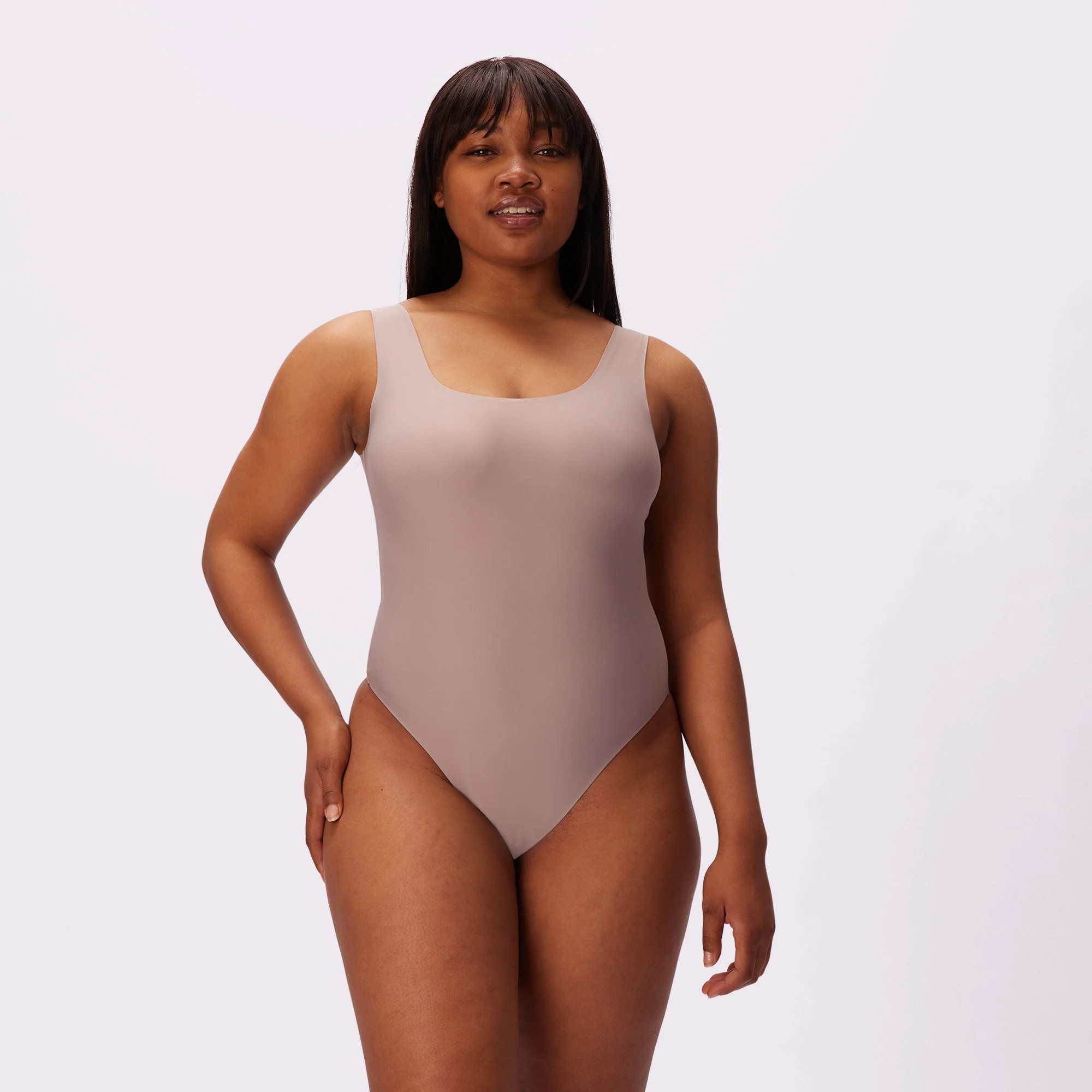 Silky Mesh Long Sleeve Bodysuit | Parade Underwear | $44 | Parade