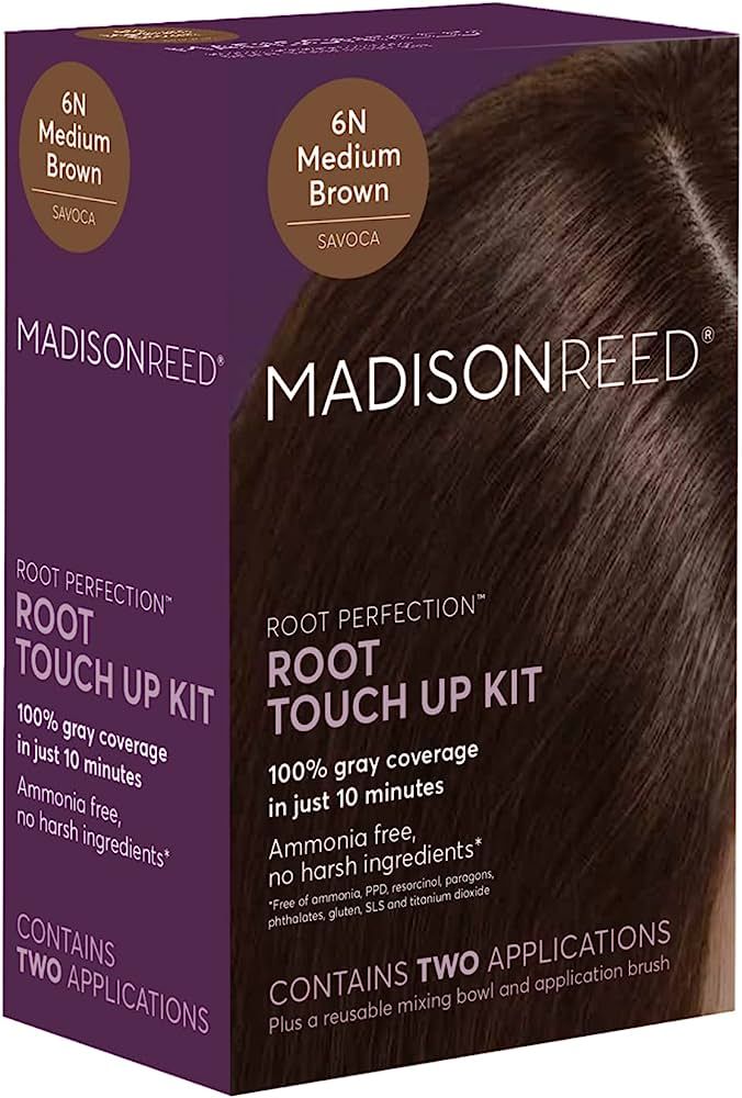 Madison Reed Root Perfection Permanent Root Touch Up, Medium Brown 6N Savoca, 10 Minutes for 100%... | Amazon (US)