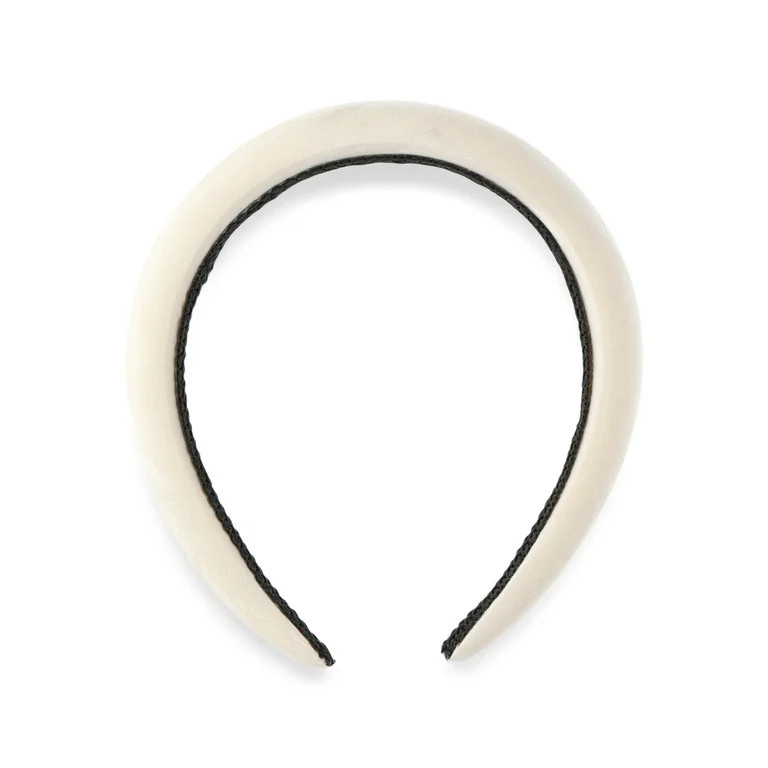Time and Tru Pleated Puffy Headband - Walmart.com | Walmart (US)