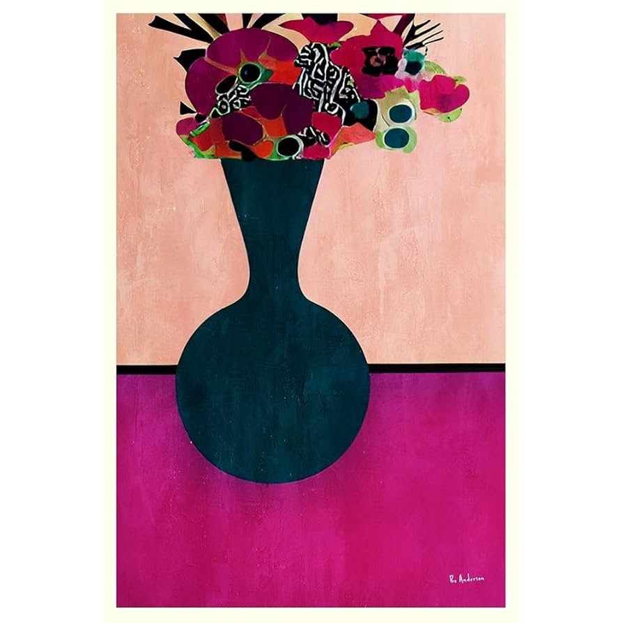 ArtDirect My Little Flowers Unframed Art Print Giclee Poster by Anderson, Bo - Ready for Framing ... | Amazon (US)