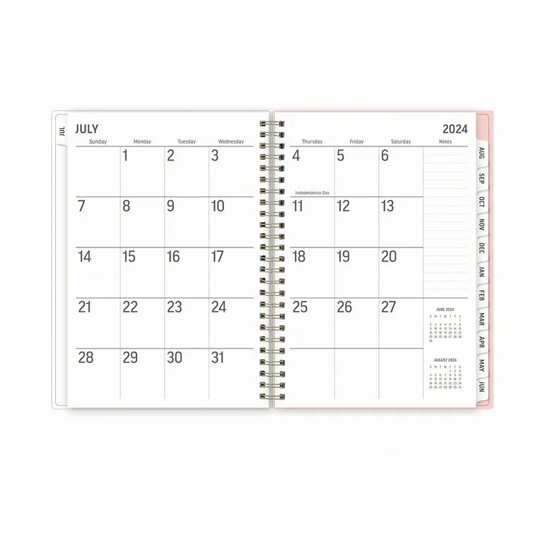 2024-25 Weekly Monthly Planner Notes, 5.875x8.625, by Blue Sky, Catira | Walmart (US)