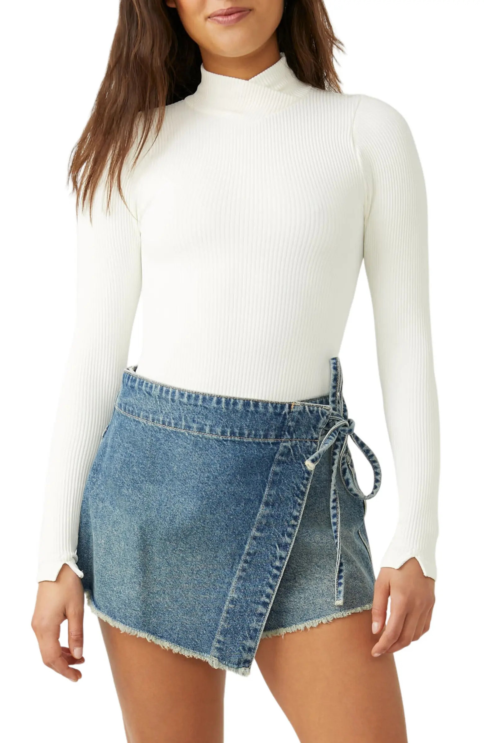 XYZ Mock Neck Bodysuit | Nordstrom