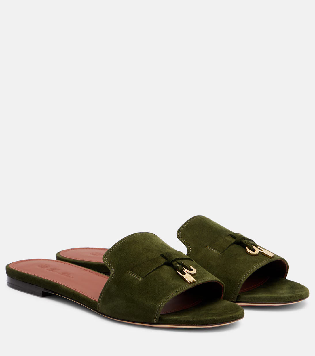 Summer Charms suede slides | Mytheresa (US/CA)