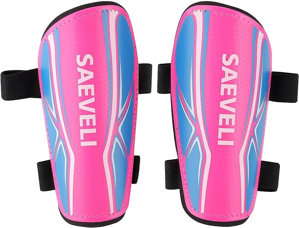 Saeveli Soccer Shin Guards for Toddlers Kids Youth - Lightweight and Durable Shin Pads with Adjus... | Amazon (US)