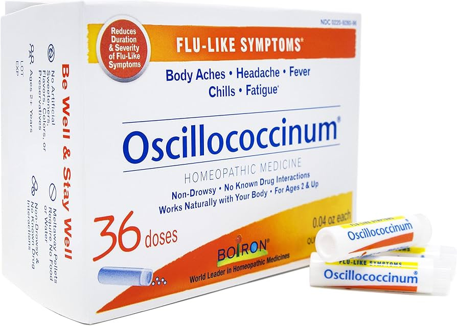 Boiron Oscillococcinum Homeopathic Medicine for flu-Like Symptoms, White, 36 Count | Amazon (US)