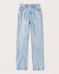 Ultra High Rise 90s Straight Jean | Abercrombie & Fitch (US)