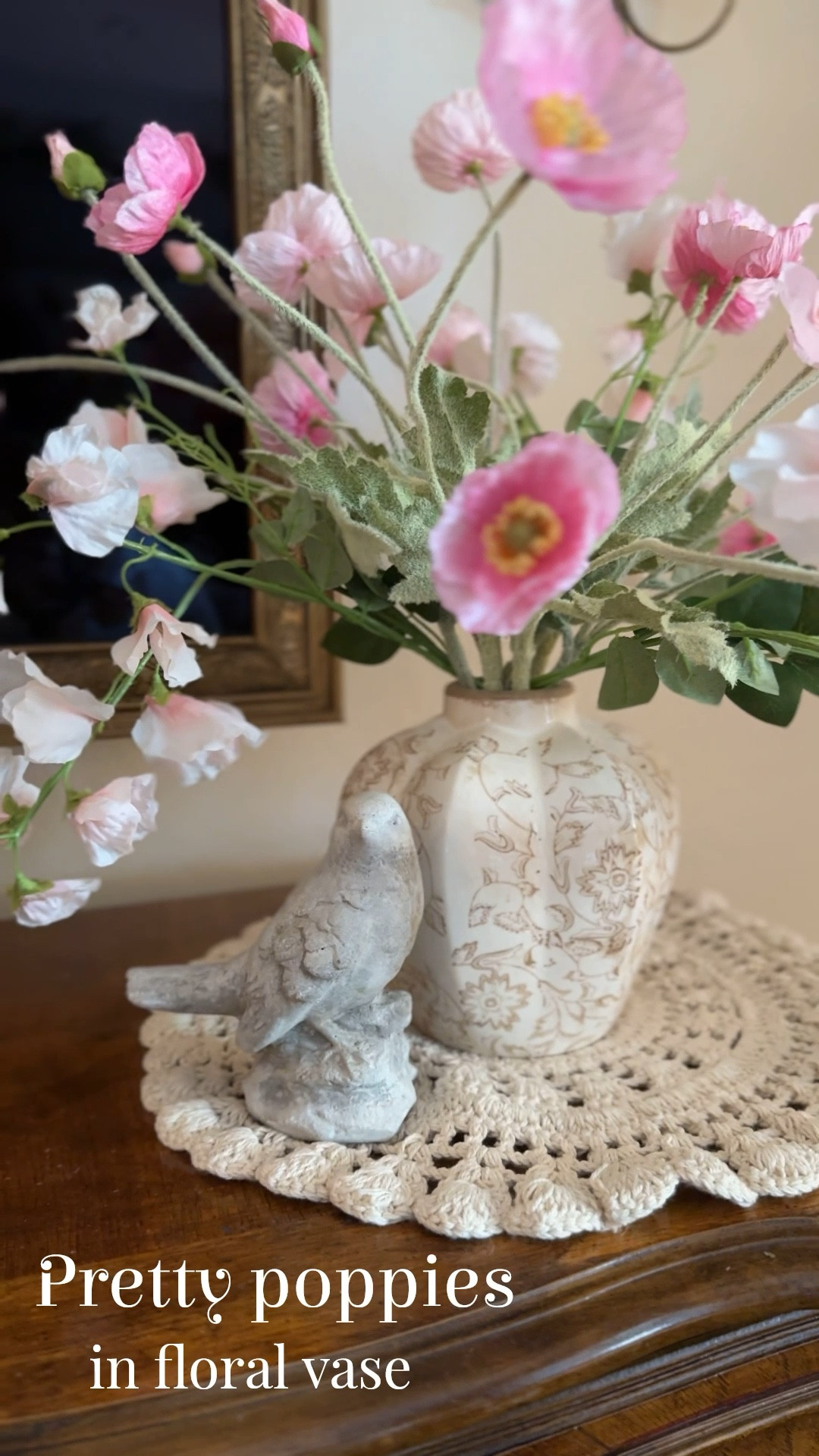Pretty pink poppies in a floral imprinted vase🌸🍃

For this arrangement I used 3 of each stem

Flower vase, flower imprinted vase, poppies, pink poppies, realistic faux poppies, real touch poppies, real touch faux flowers, realistic faux florals, pink flowers, flower arrangement, budget friendly faux flowers 

#LTKHome