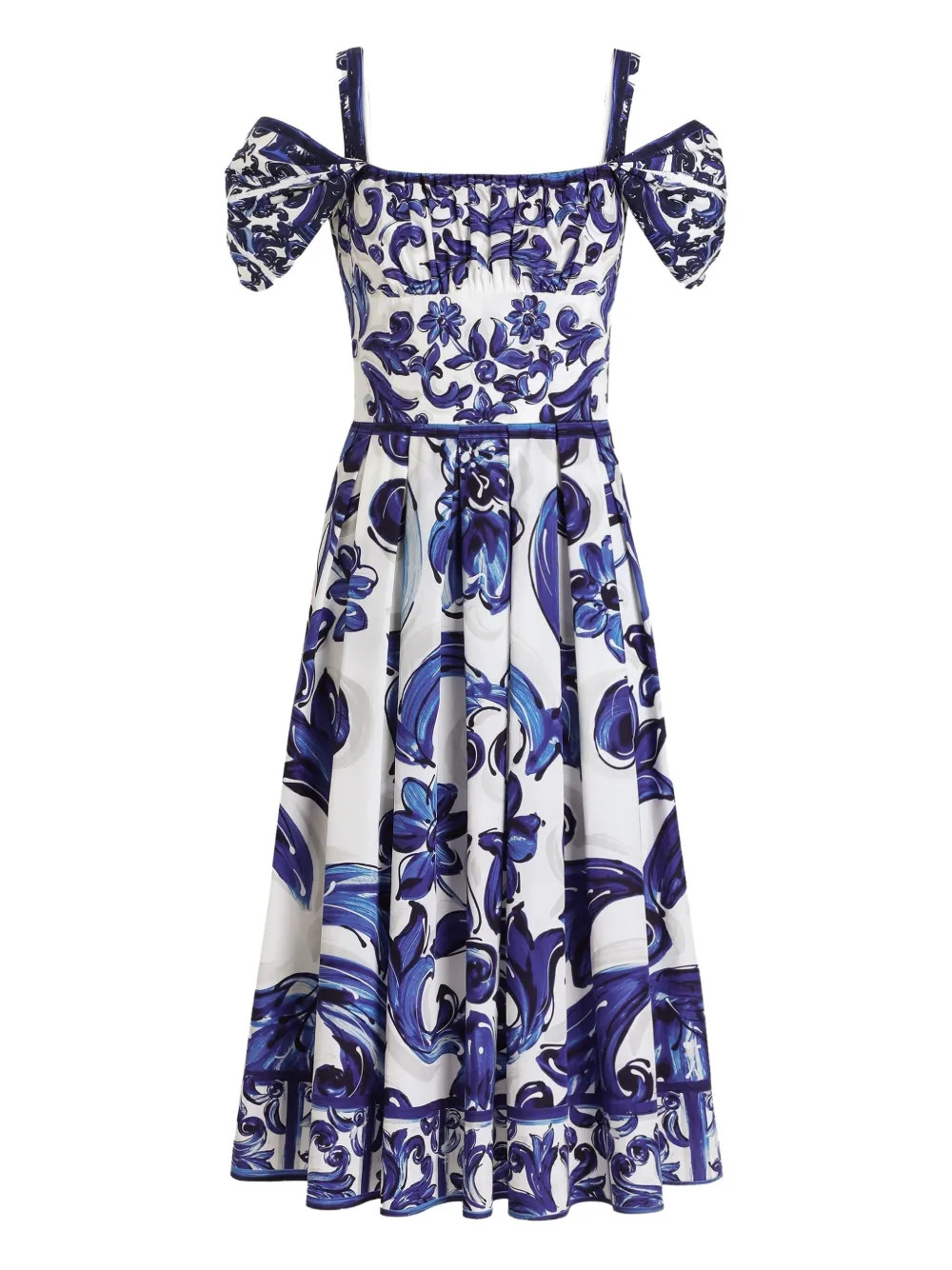 Dolce & Gabbana paisley-print Maxi Dress | White | FARFETCH CA | Farfetch Global