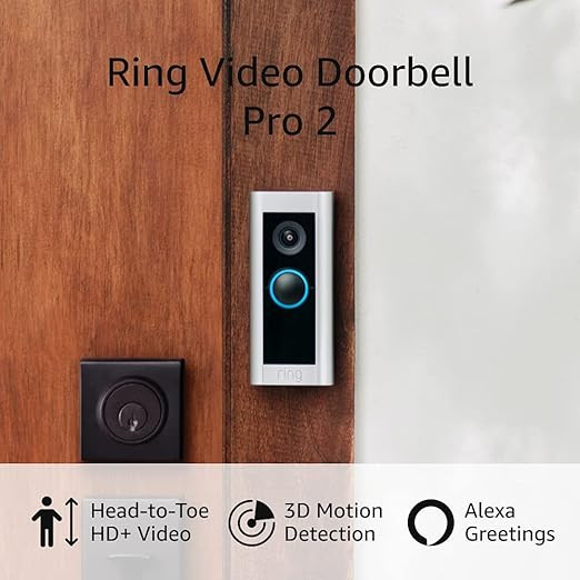 Ring Video Doorbell Pro 2 – Best-in-class with cutting-edge features (existing doorbell wiring ... | Amazon (US)