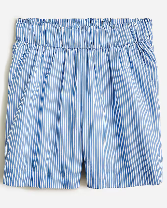 Pull-on short in tidewater stripe | J. Crew US